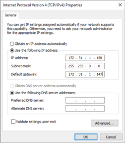 IPV4 Settings